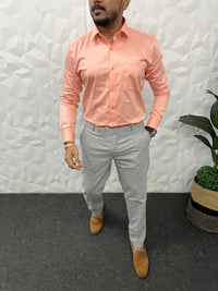 Cotton lycra fabric plain shirt